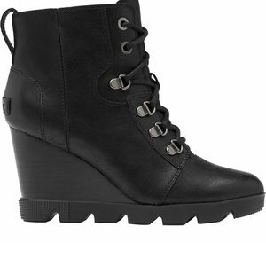 Sorel Women's Joan Uptown Lace Bootie  AUTHENTIC Black NL3790-010